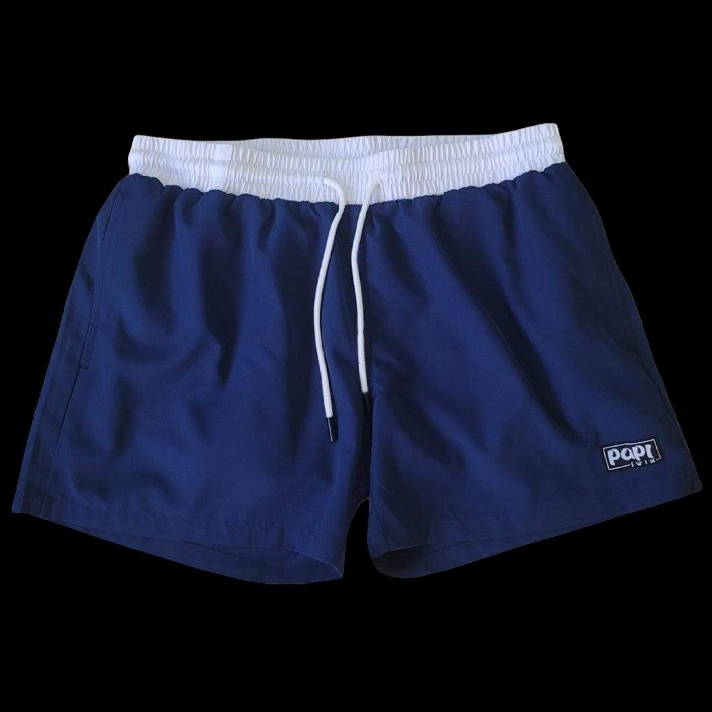 PAPI MENS TRUNKS-SOLID NAVY BLUE