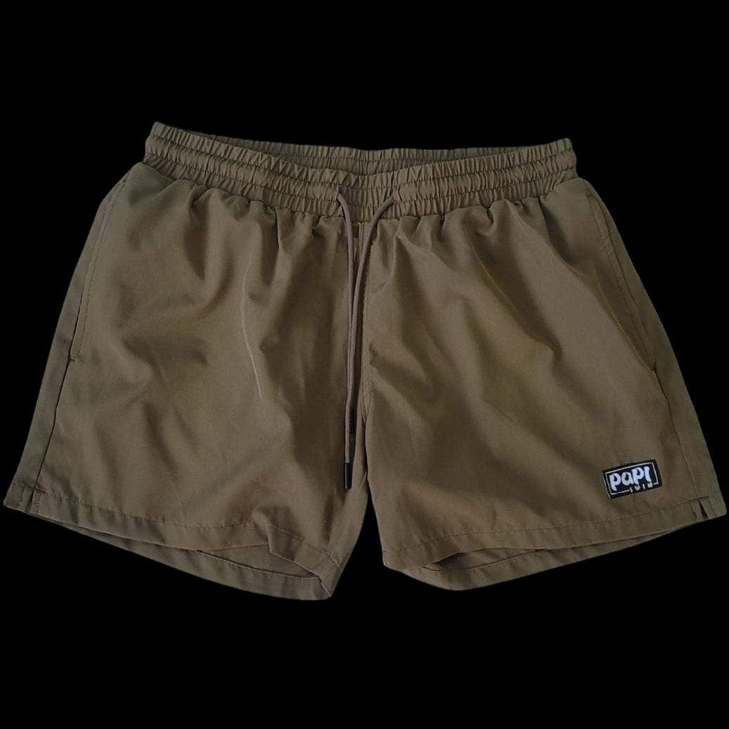 PAPI MENS TRUNKS-SOLID OLIVE