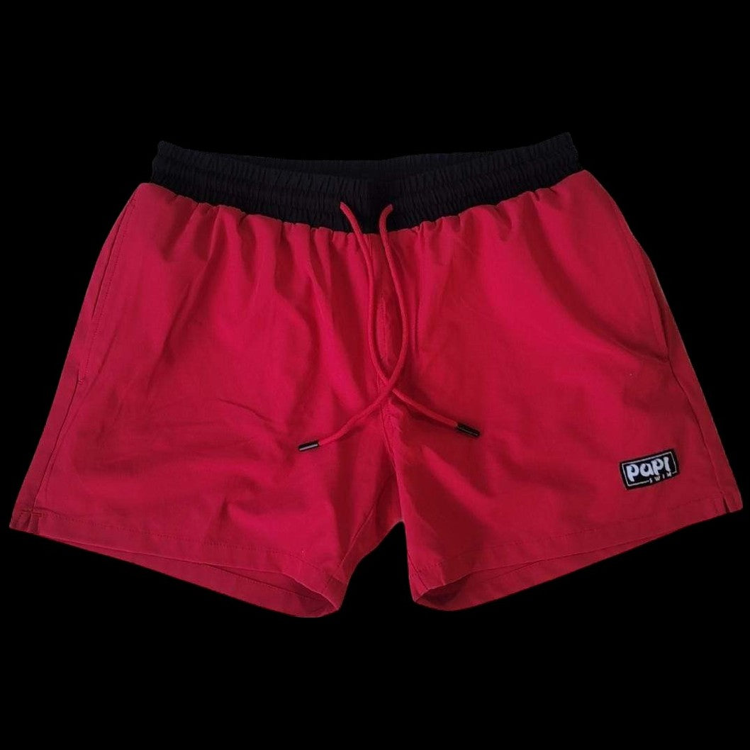 PAPI MENS TRUNKS-SOLID RED